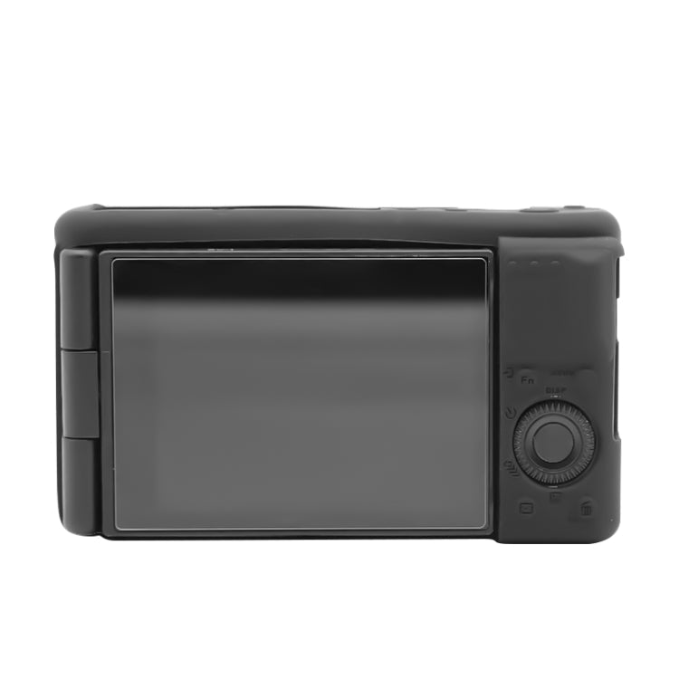 Black Soft Silicone Protective Case for Sony ZV-1 Camera