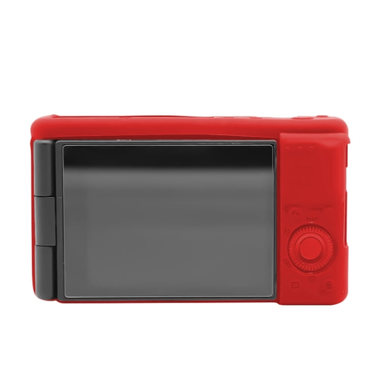 Red Soft Silicone Protective Case for Sony ZV-1 Camera