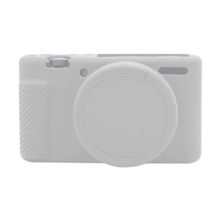 White Soft Silicone Protective Case for Sony ZV-1 Camera
