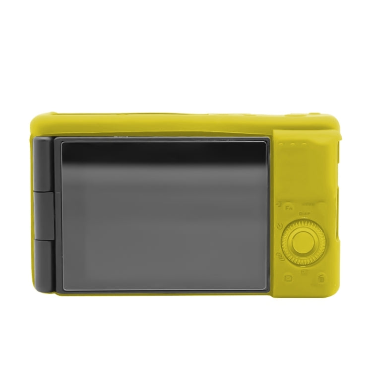 Yellow Soft Silicone Protective Case for Sony ZV-1 Camera
