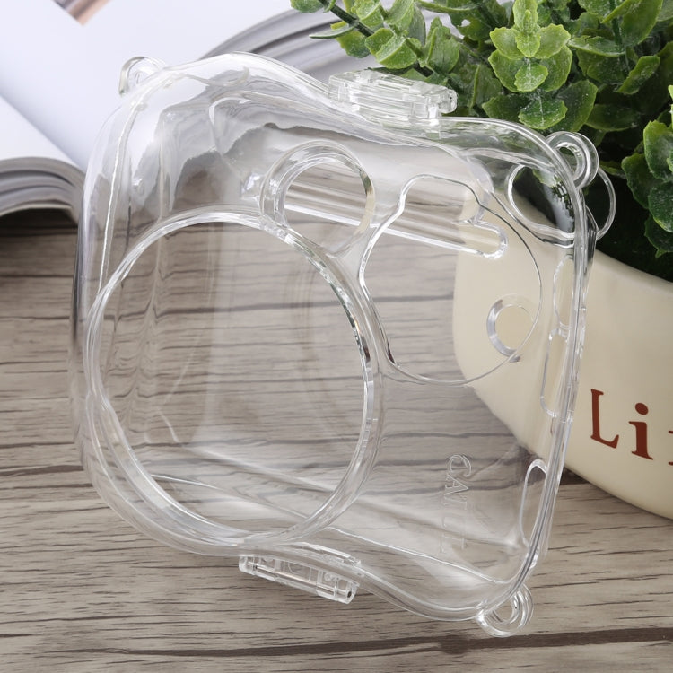 Transparent Protective Crystal Shell Case with Adjustable Strap for FUJIFILM instax mini 25
