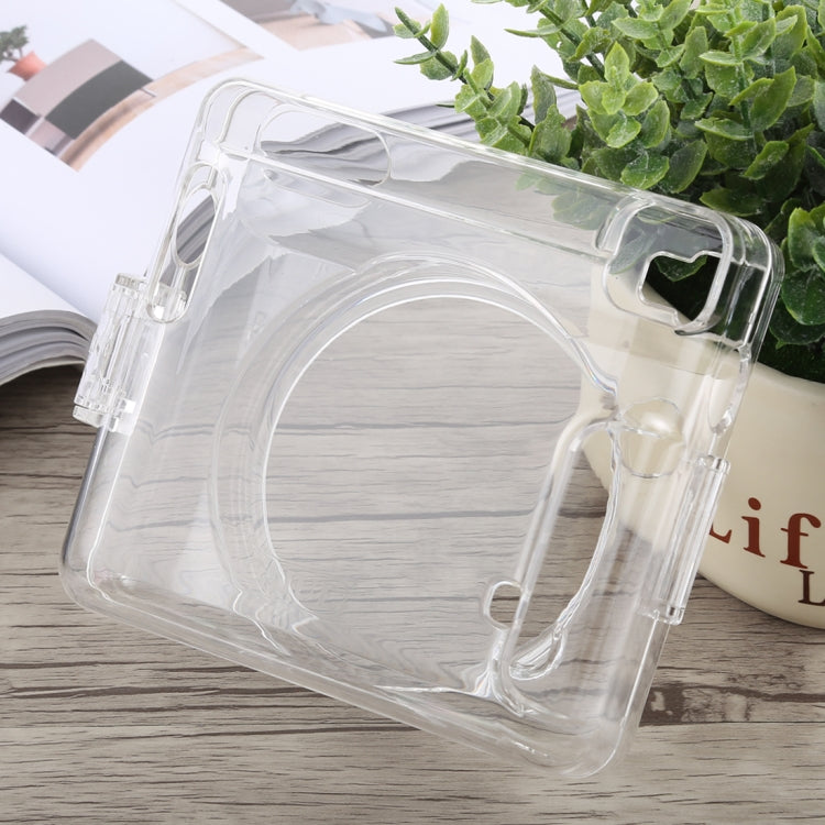 Protective Crystal Shell Case with Adjustable Strap for FUJIFILM instax SQUARE SQ6 (Clear)