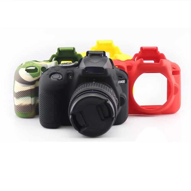 Silicone Camera Case for Nikon D3400 / D3300 - Red