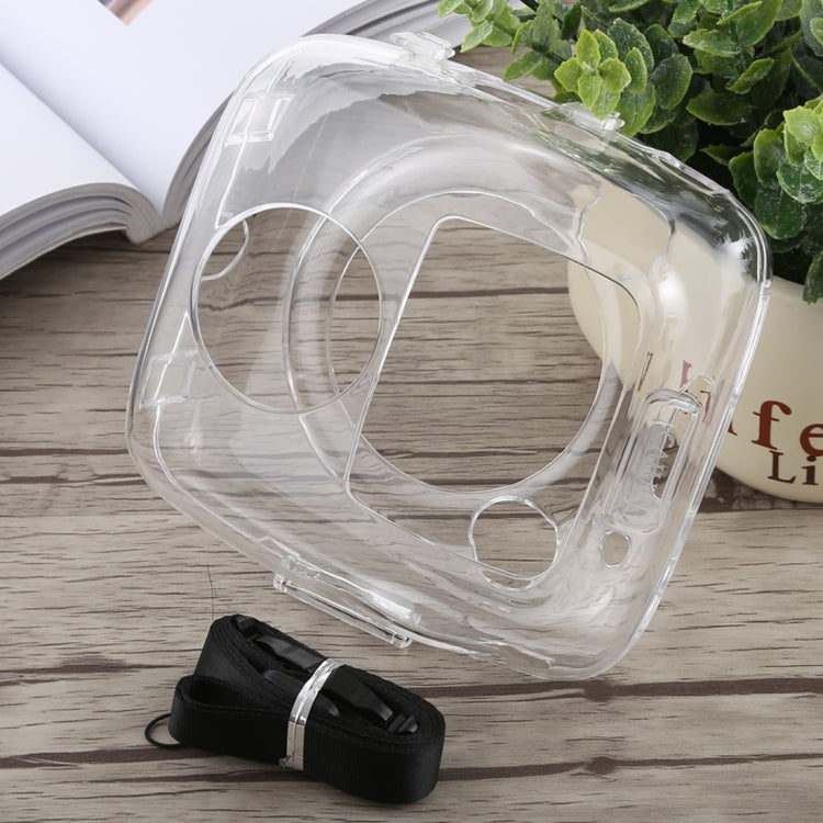Protective Transparent Crystal Shell Case with Strap for FUJIFILM instax SQUARE SQ10