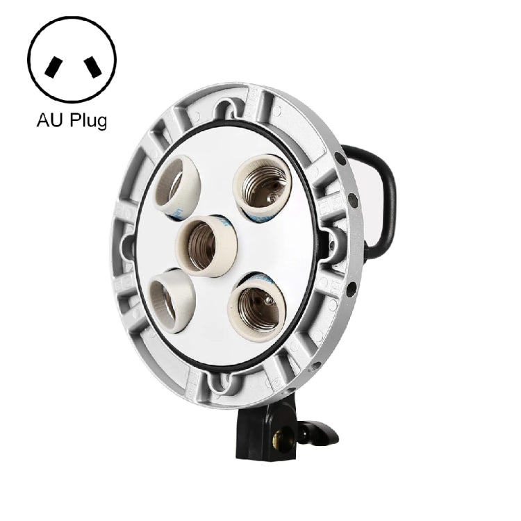Godox TL-5 5-in-1 E27 Socket Tricolor Bulb Light Lamp Head Mount with AU Plug