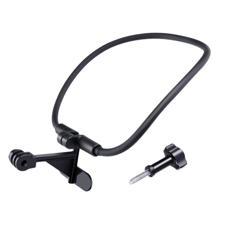 Lazy Neck Mount Hands-Free Camera Holder (Black)