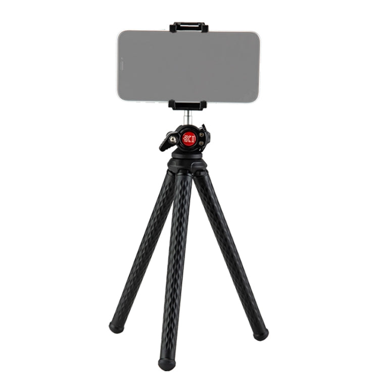 Fotopro RM-88+ Octopus Flexible Mini Desktop Tripod Mount with Phone Clamp (Black)