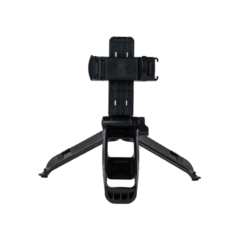 Pocket Mini Tripod Mount for Smartphones with Phone Clamp and Cold Shoe (Black)