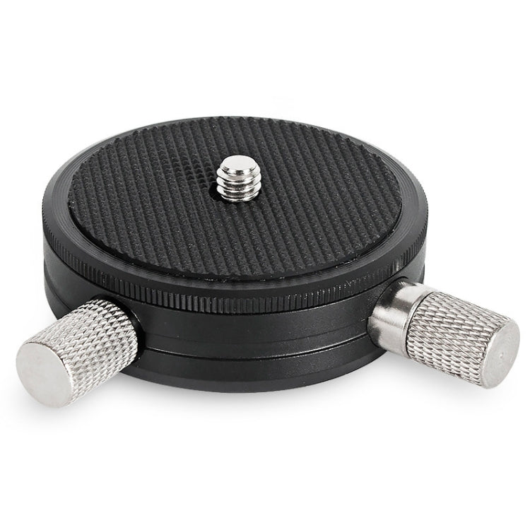 BEXIN QR-02 360 Degree Rotation Quick Release Head Camera Tripod Base Plate (Black) - Enhance Your Photography Setup