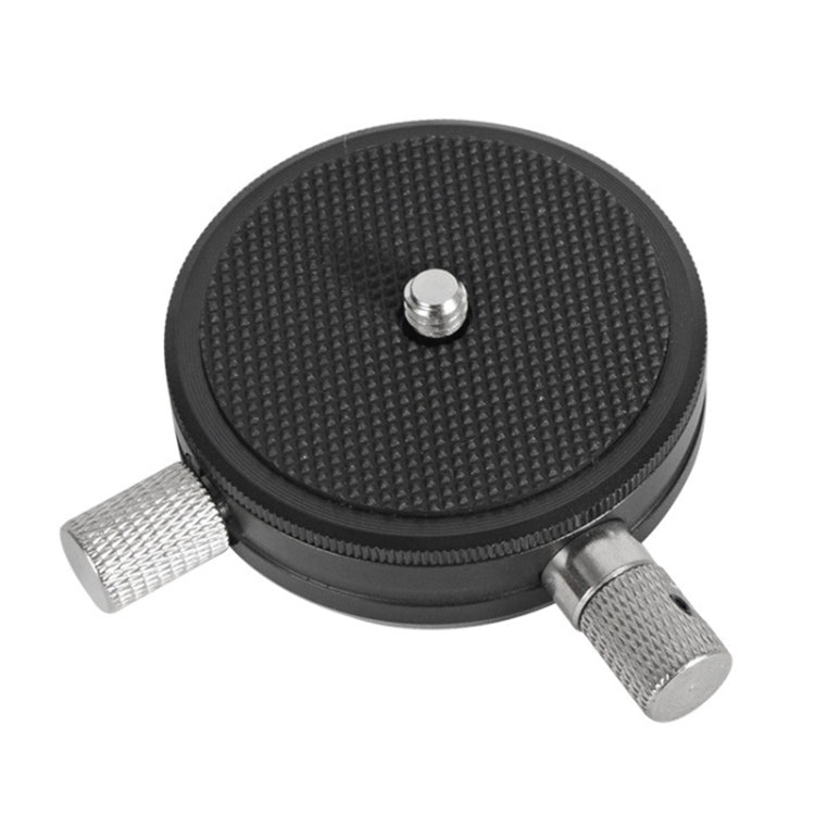 BEXIN QR-02 360 Degree Rotation Quick Release Head Camera Tripod Base Plate (Black) - Enhance Your Photography Setup