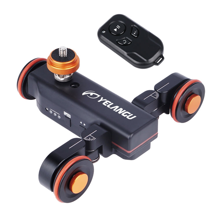 YELANGU L4X Electric Camera Wheel Dolly II - Video Slider with Remote Control