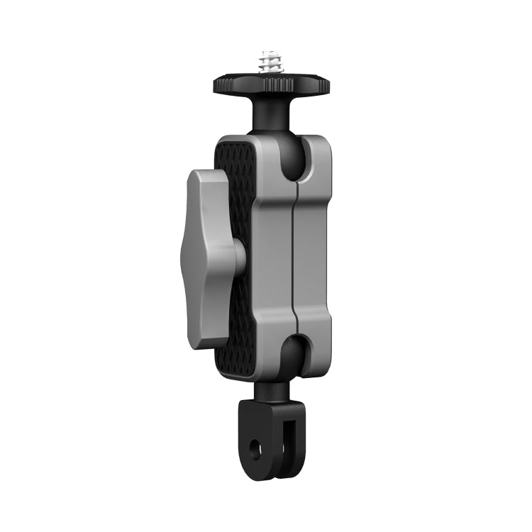 Adjustable Arm Mount Adapter for Action Cameras (Black Silver)