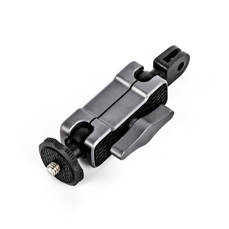 Adjustable Arm Mount Adapter for Action Cameras (Black Silver)