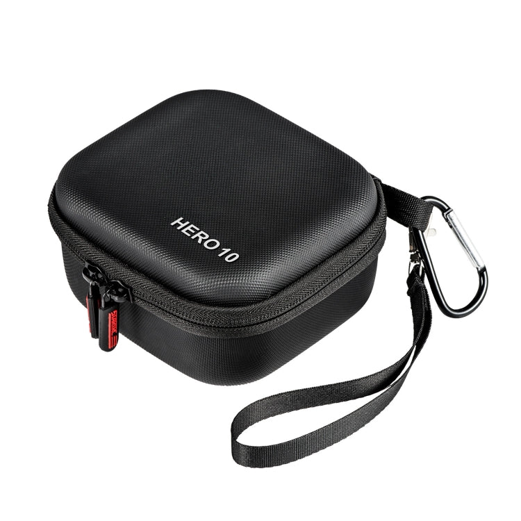 Storage Bag for GoPro HERO10 Black with Diamond Texture PU Leather (Black)