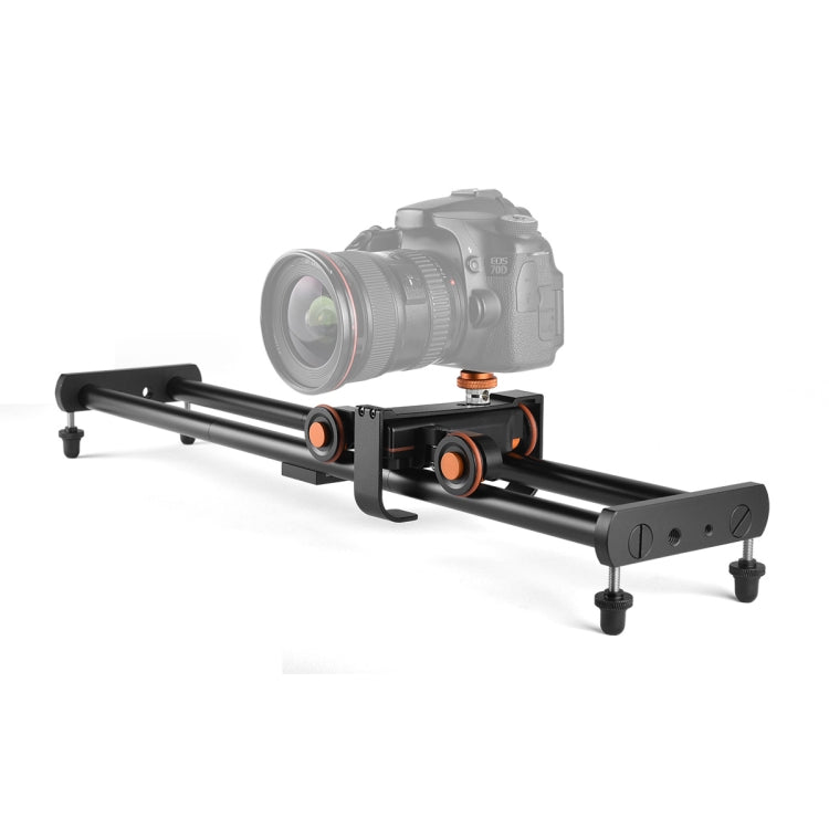 YELANGU L4X-BE YLG1817A 60cm Aluminum Alloy Splicing Slide Rail Track + 3-Wheel Video Pulley Rolling Dolly Car for SLR Cameras / Video Cameras -> YELANGU 60cm Aluminum Slide Rail and 3-Wheel Rolling Dolly Car