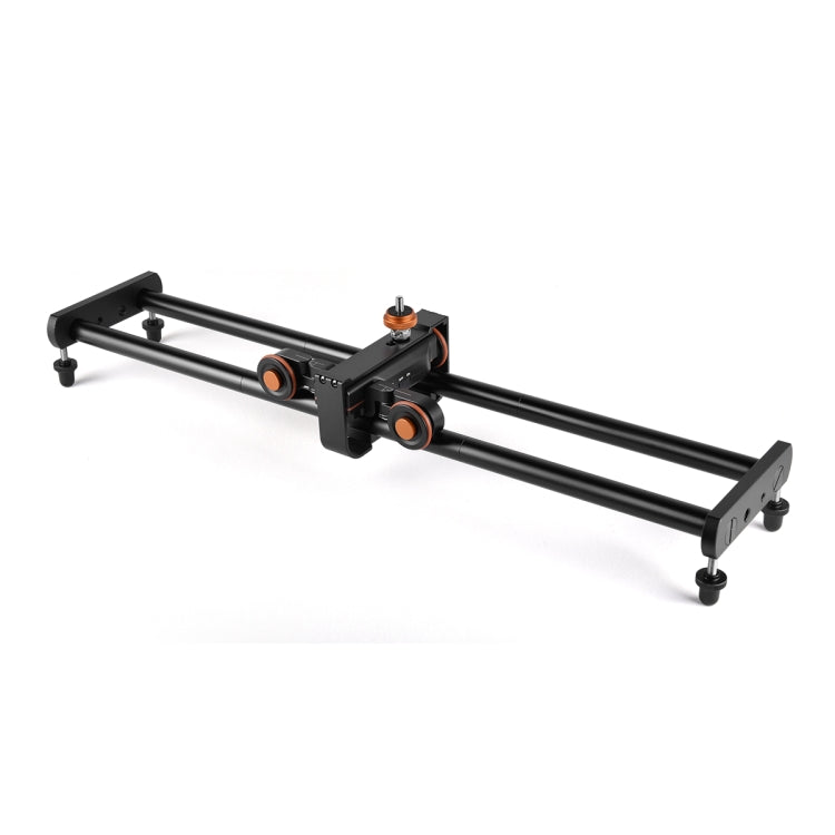 YELANGU L4X-BE YLG1817A 60cm Aluminum Alloy Splicing Slide Rail Track + 3-Wheel Video Pulley Rolling Dolly Car for SLR Cameras / Video Cameras -> YELANGU 60cm Aluminum Slide Rail and 3-Wheel Rolling Dolly Car