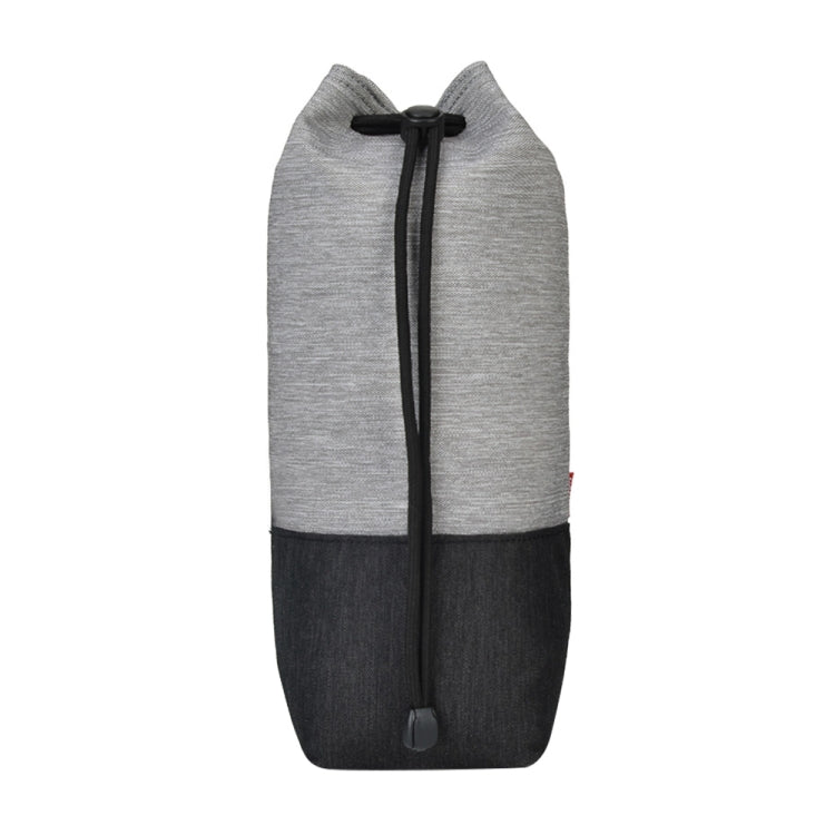 Waterproof and Shockproof Camera Lens Bag with Inner Storage, Black Grey, Size: 14 x 10 x 30cm