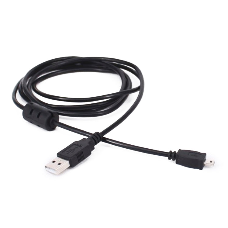 High-Quality 5-Piece 1.5m Mini 8 Pin USB to USB 2.0 Data Charging Cable for Nikon D5100 / D610 (Black)