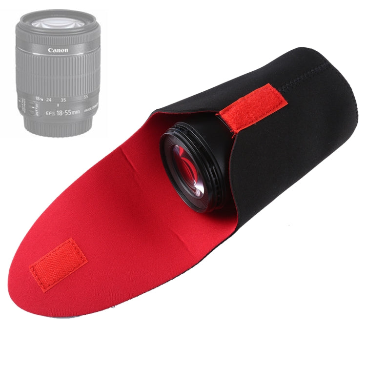 Thickening Shockproof Neoprene Lens Storage Bag for 80mm x 130mm SLR Camera Lens