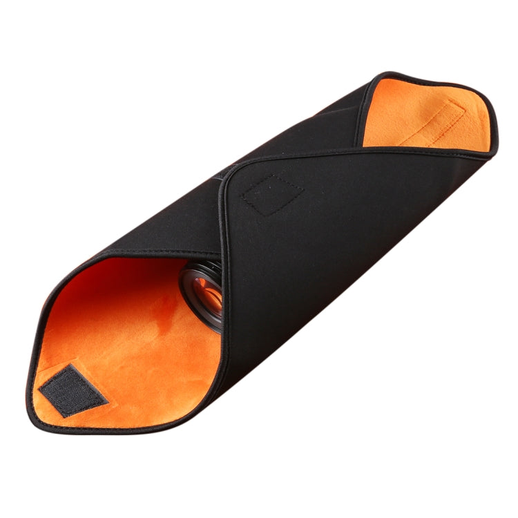 Hundred-folding Neoprene Camera Lens Bag with Flannel Lining (Orange, 45x45cm)