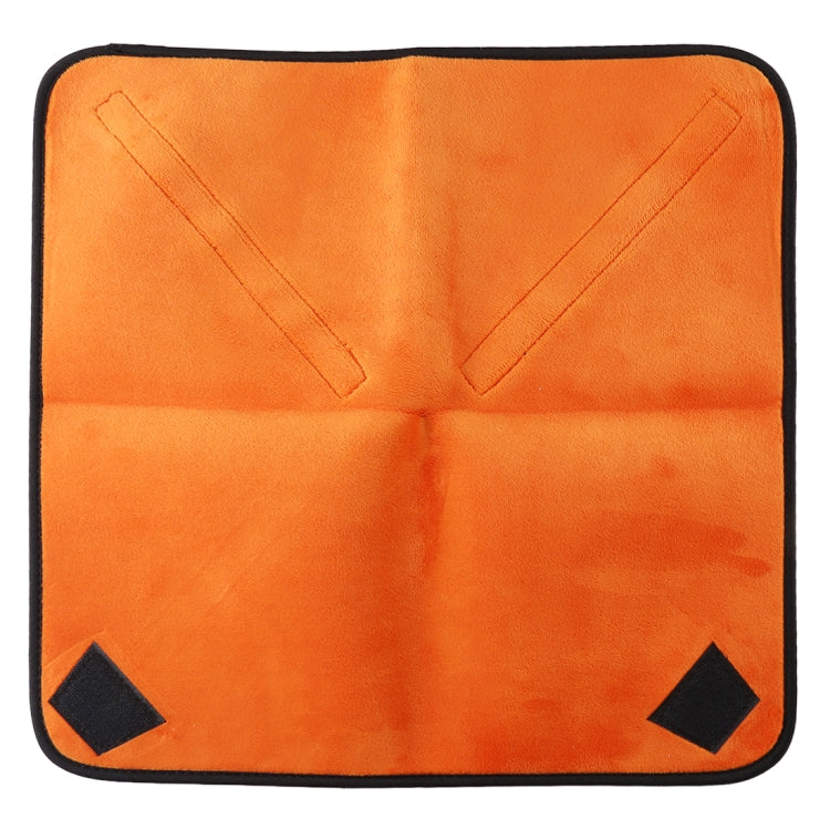 Hundred-folding Neoprene Camera Lens Bag with Flannel Lining (Orange, 45x45cm)