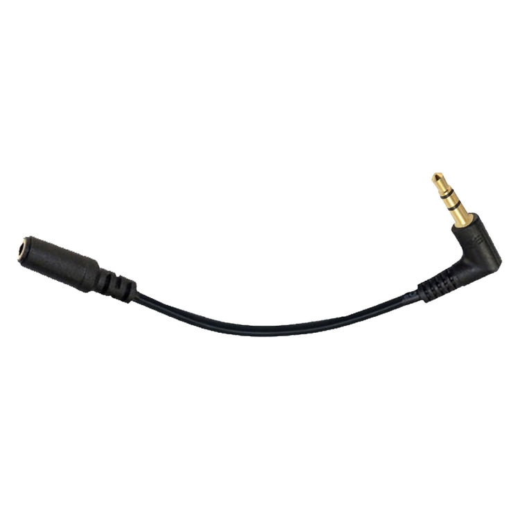 5-Pack 13cm Elbow 3.5mm Audio Male to Female Adapter Cable (Black)