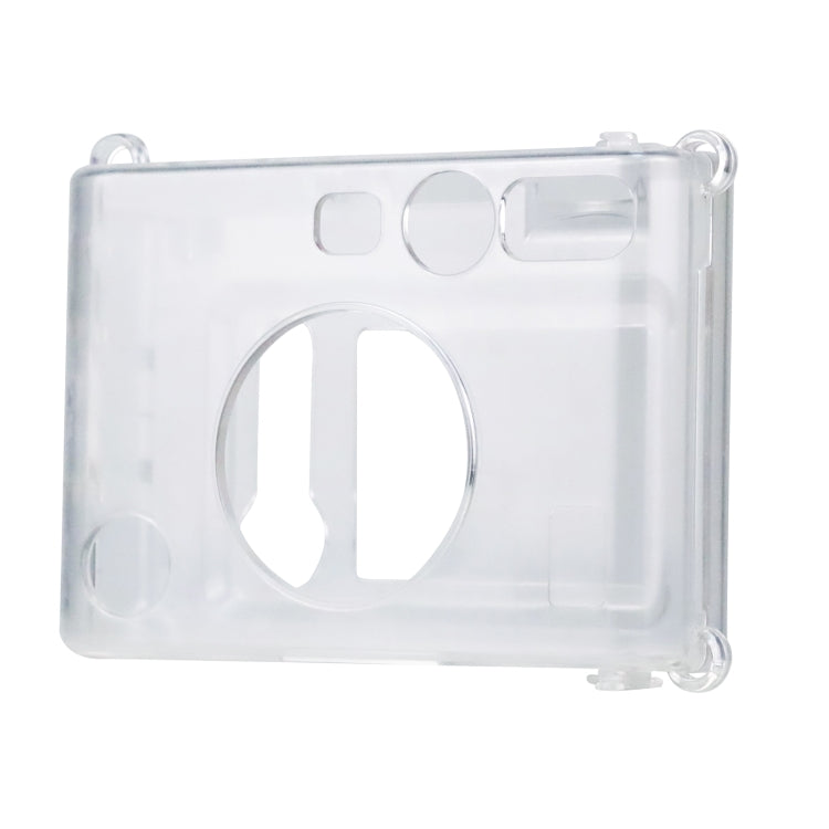 Crystal Clear Protective Case with Adjustable Strap for FUJIFILM Instax mini EVO