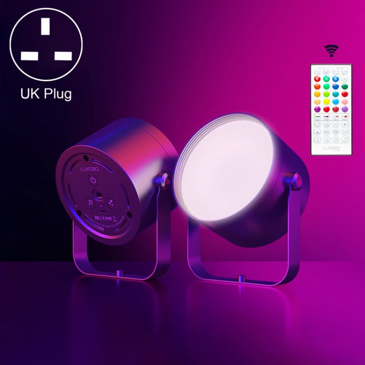 LUXCEO Mood2 RGB Atmosphere Fill Light with Music Sync & Remote Control (UK Plug)