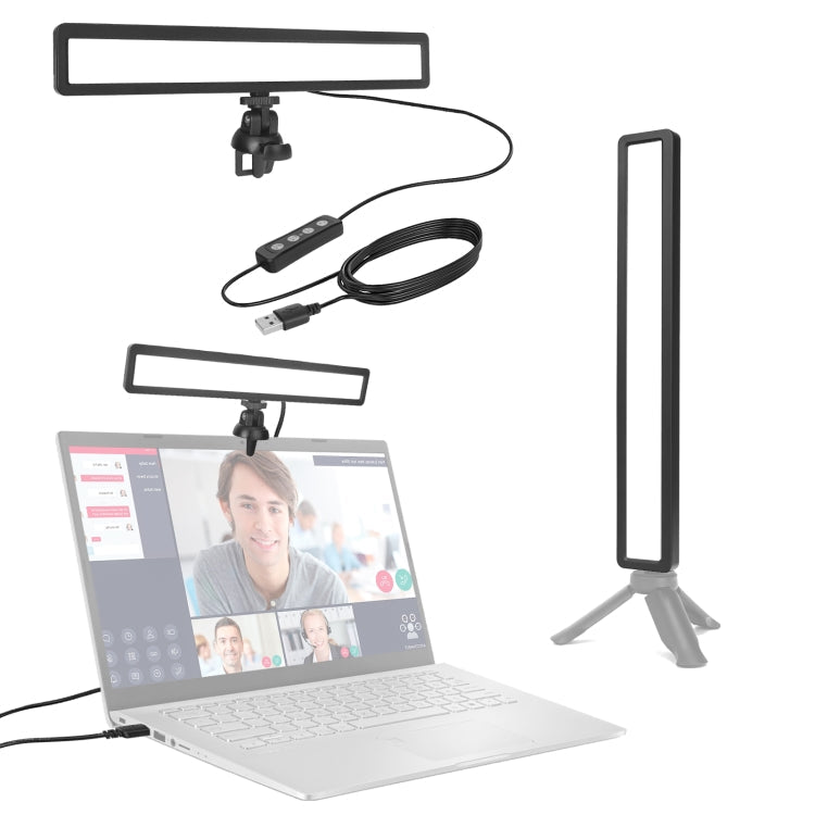 LUXCeO WS66 USB LED Video Conference Light with Adjustable Color Temperature and Brightness