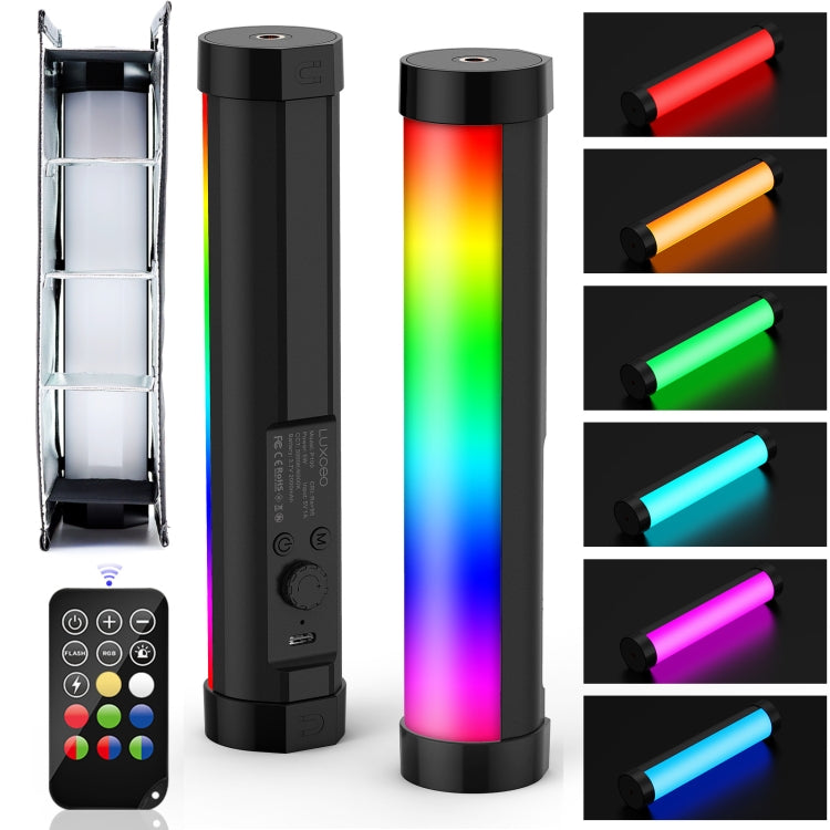 LUXCeO P100 RGB Handheld Fill Light Stick for Photo and Video with Remote Control & Grid Softbox