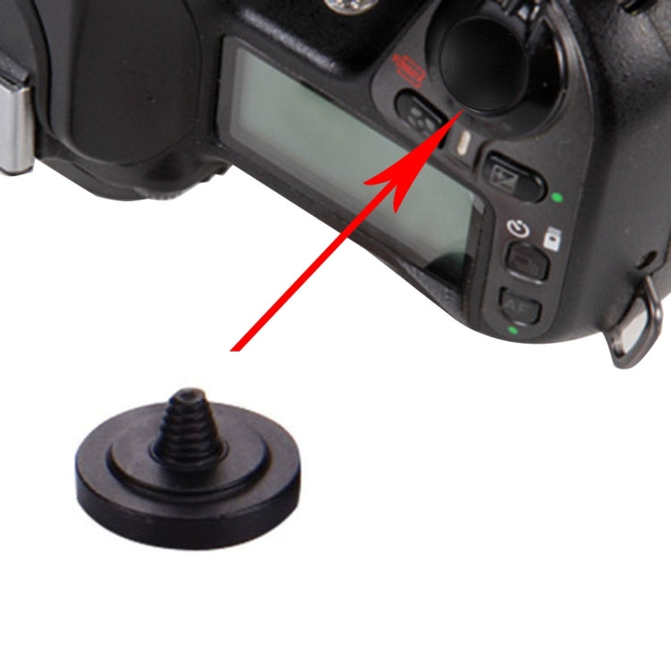 Metal Camera Shutter Release Button - 11mm Diameter, 2mm Thickness (Black)