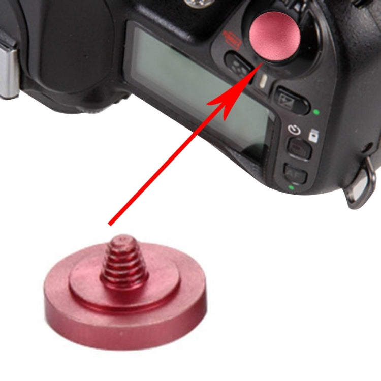 11mm Universal Metal Camera Shutter Release Button - Red