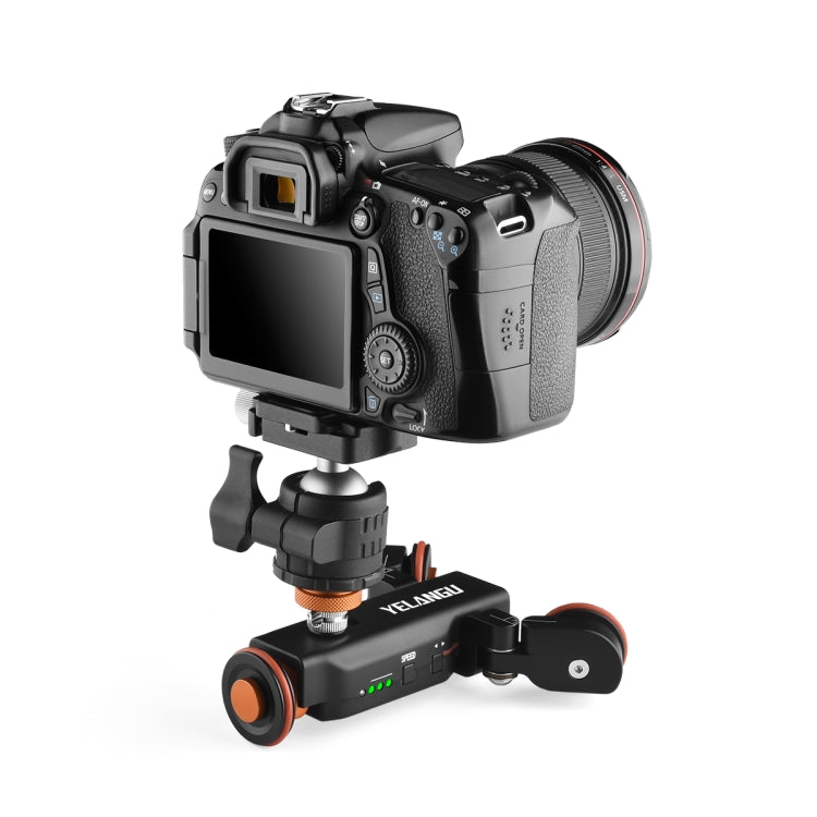 YELANGU L4X 3-Wheel Camera Dolly Slider with Electric Track and Remote Control