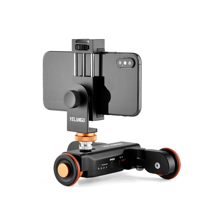 YELANGU L4X Camera Wheel Dolly with Remote and Phone Clamp - 3kg Load