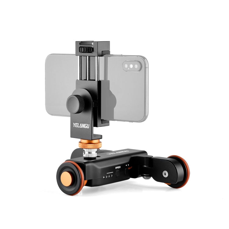 YELANGU L4X Camera Wheel Dolly with Remote and Phone Clamp - 3kg Load