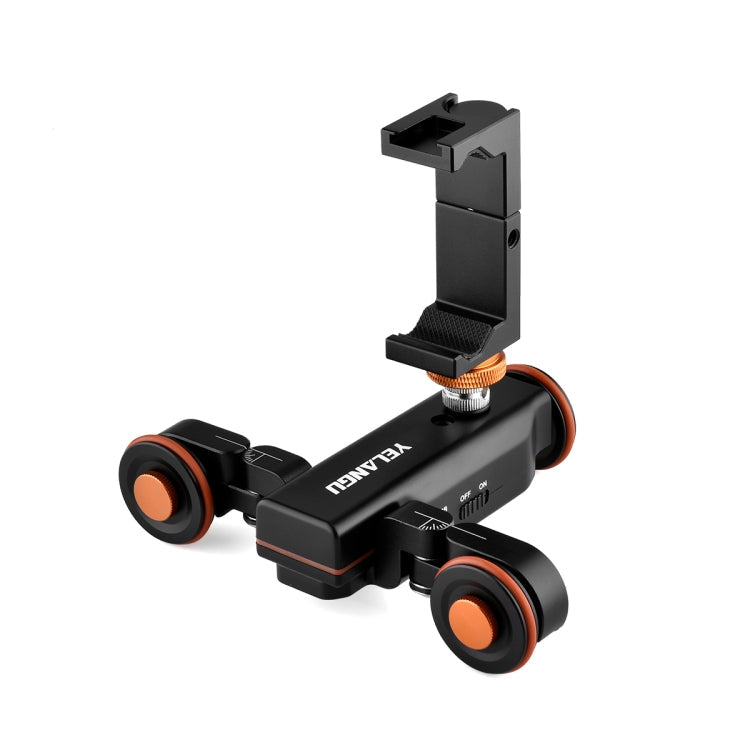 YELANGU L4X Camera Wheel Dolly with PC142 Phone Clamp and Remote - 3kg Load