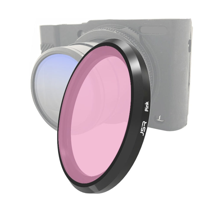 JSR Pink Colored Lens Filter for Panasonic LUMIX LX10
