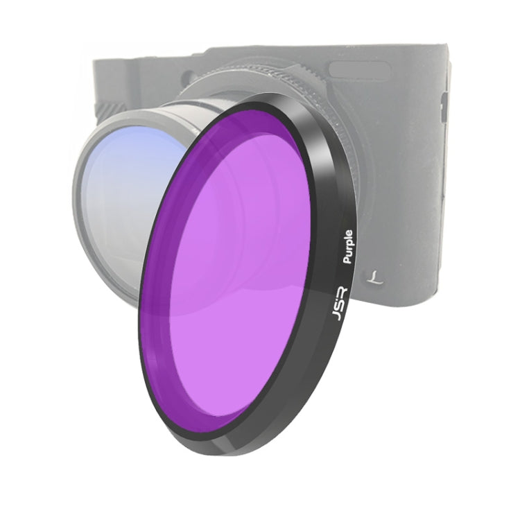 JSR Purple Colored Lens Filter for Panasonic LUMIX LX10