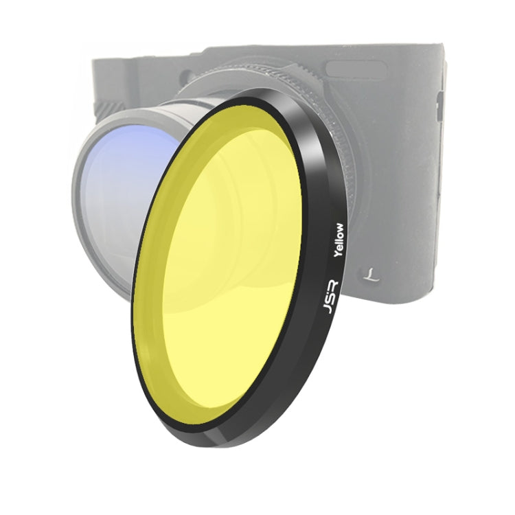 JSR Colored Lens Filter for Panasonic LUMIX LX10 - Yellow