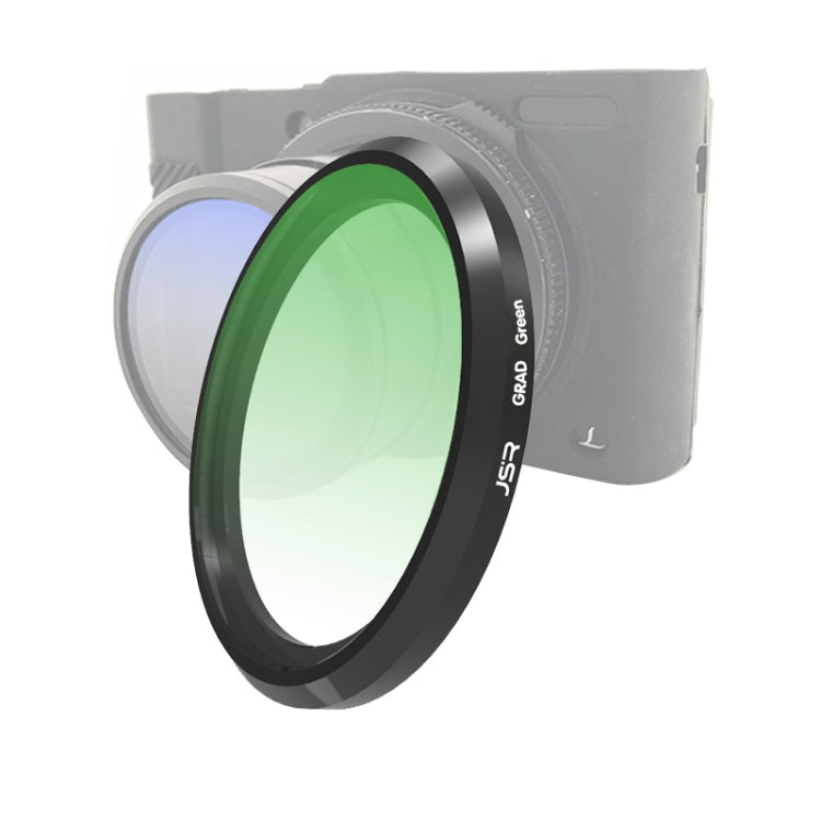 JSR Gradient Green Lens Filter for Panasonic LUMIX LX10