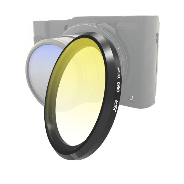 JSR Gradient Yellow Lens Filter for Panasonic LUMIX LX10