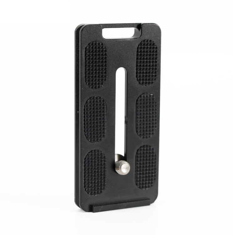 Anti-rotation Quick Release Plate for Cameras with Rubber Cushion (Black)