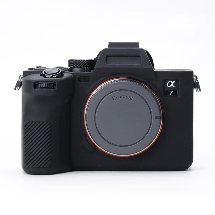 Black Soft Silicone Protective Case for Sony A7 IV