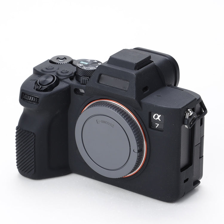 Black Soft Silicone Protective Case for Sony A7 IV