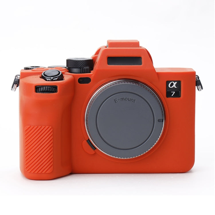 Sony A7 IV Soft Silicone Protective Case (Orange)