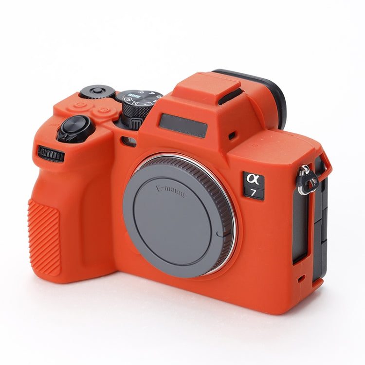 Sony A7 IV Soft Silicone Protective Case (Orange)