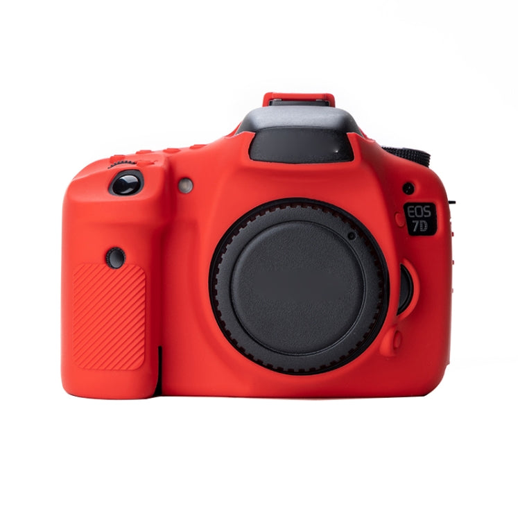 Canon EOS 7D Soft Silicone Protective Case - Red