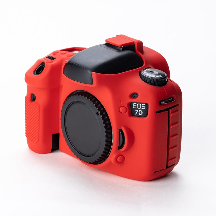 Canon EOS 7D Soft Silicone Protective Case - Red
