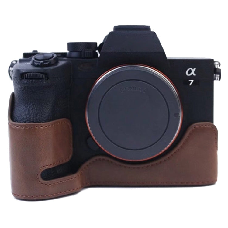 Sony A7 IV PU Leather Camera Half Case Base
