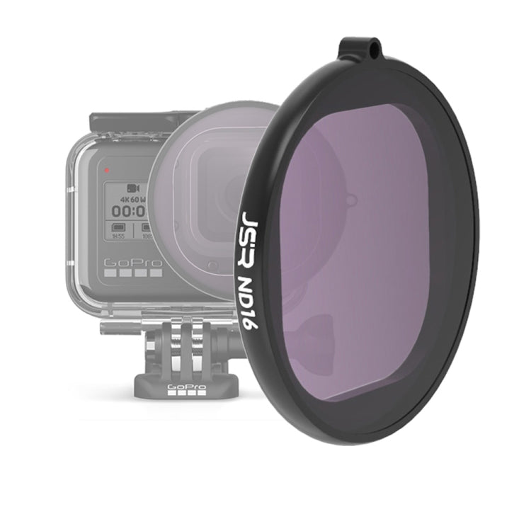 JSR Round Housing ND16 Lens Filter: Enhance Your GoPro HERO8 Black Photography
